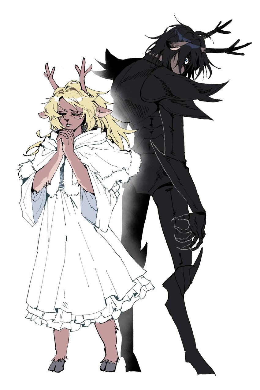 noelle holiday, december holiday, and roaring knight (deltarune) drawn by lina_gtk