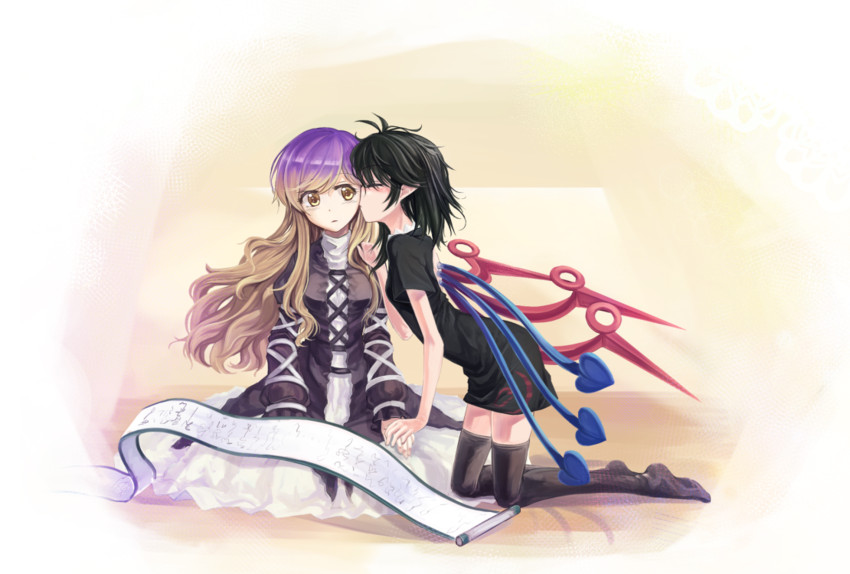 hijiri byakuren and houjuu nue (touhou) drawn by moss_(sphere211)