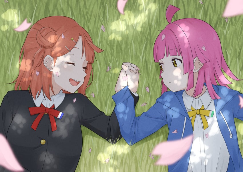 uehara ayumu and tennoji rina (love live! and 1 more) drawn by ohrinas