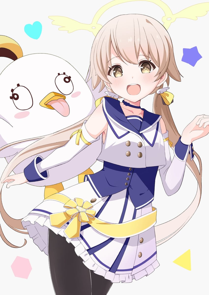 hifumi and peroro (blue archive) drawn by zundamochi_(sera)