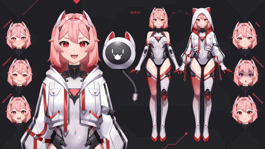 shivrer (indie virtual youtuber) drawn by chiiririn