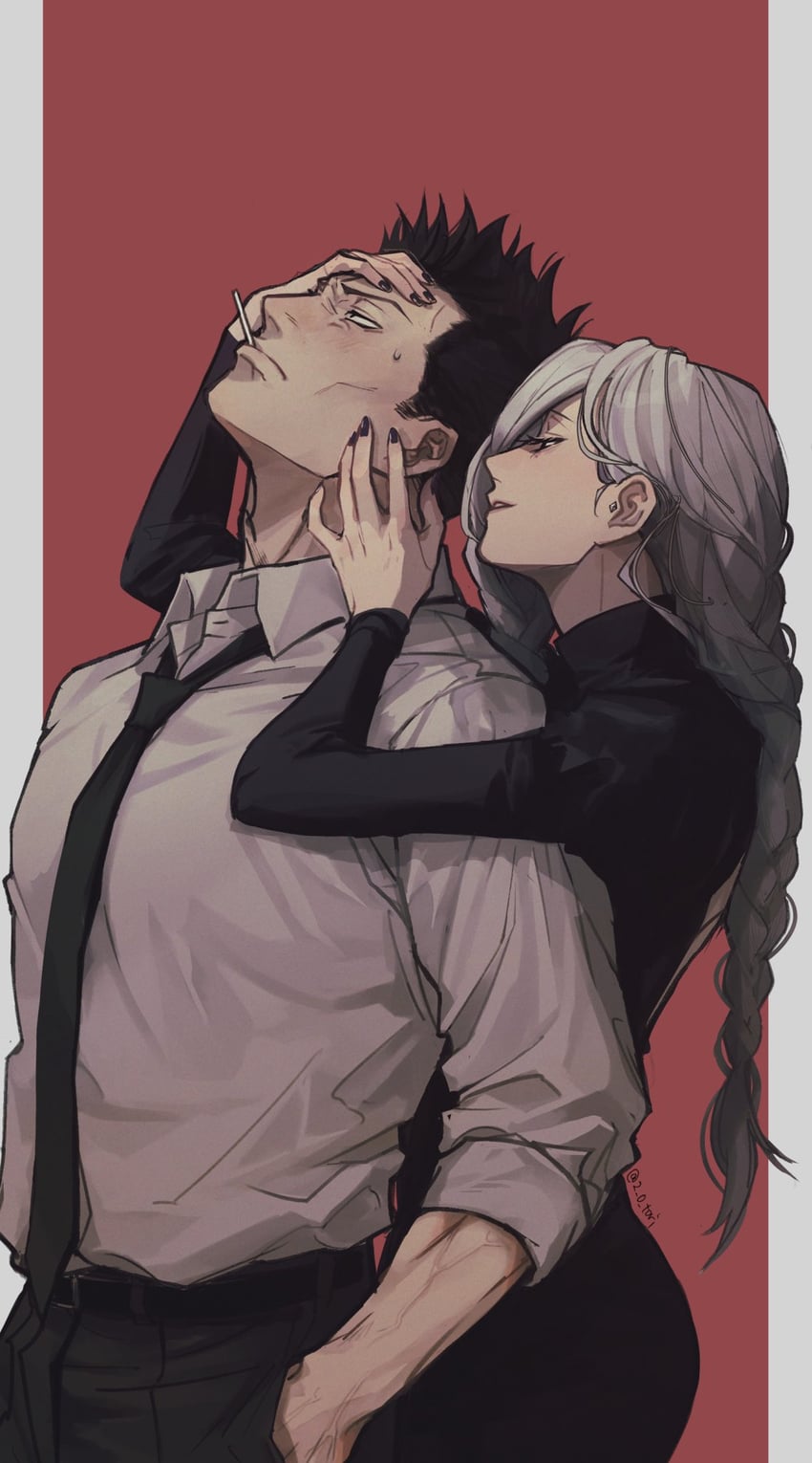 mei mei and kusakabe atsuya (jujutsu kaisen) drawn by 2_o_tori