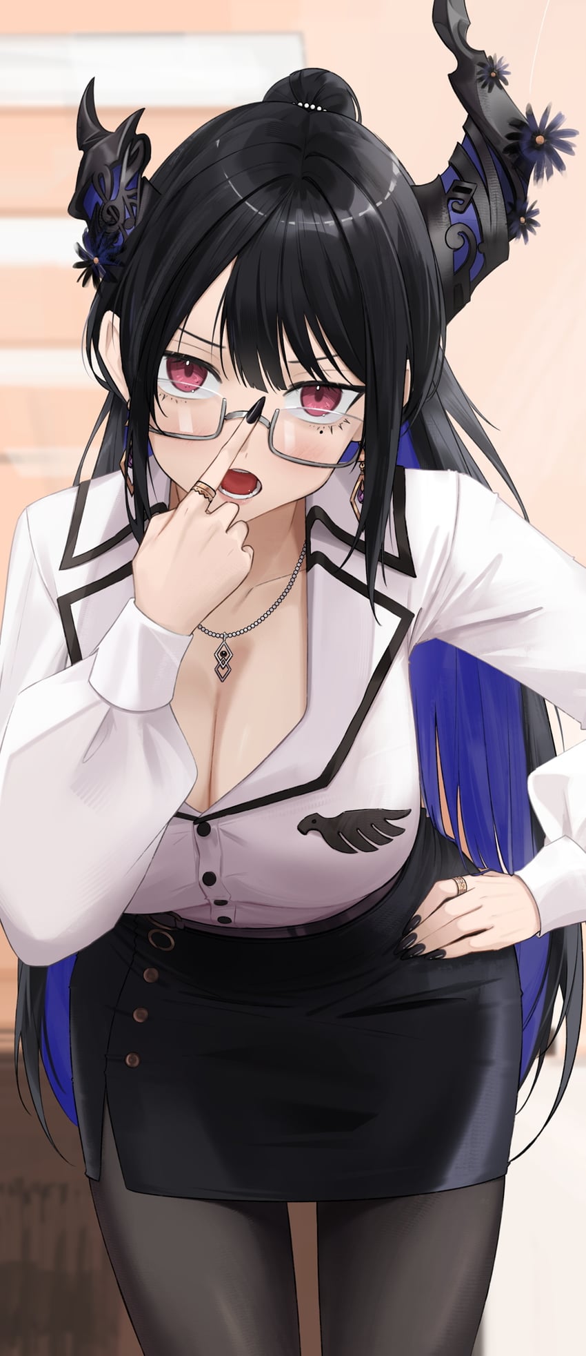 nerissa ravencroft (hololive and 1 more) drawn by gungssrp