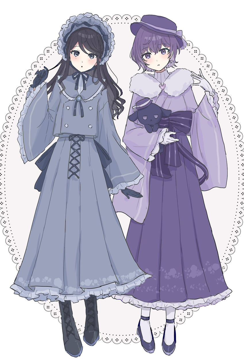 asahina mafuyu and hoshino ichika (project sekai) drawn by keseranpasaraa