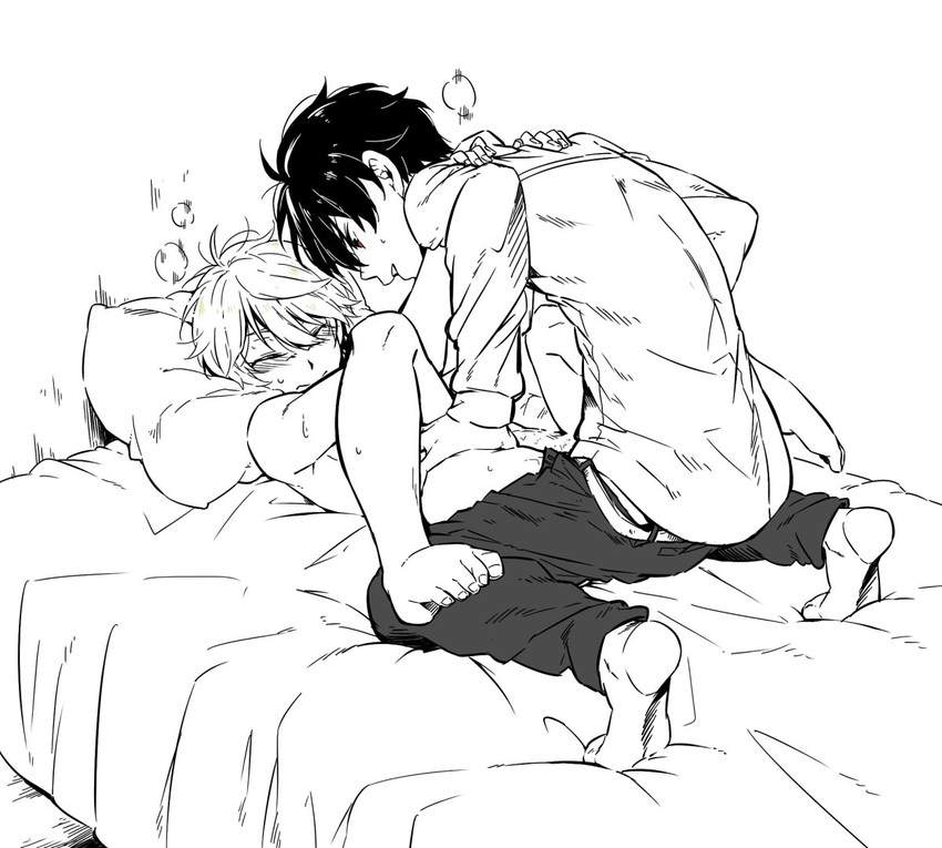 slaine troyard and kaizuka inaho (aldnoah.zero) drawn by kurogoma_(monkey88)