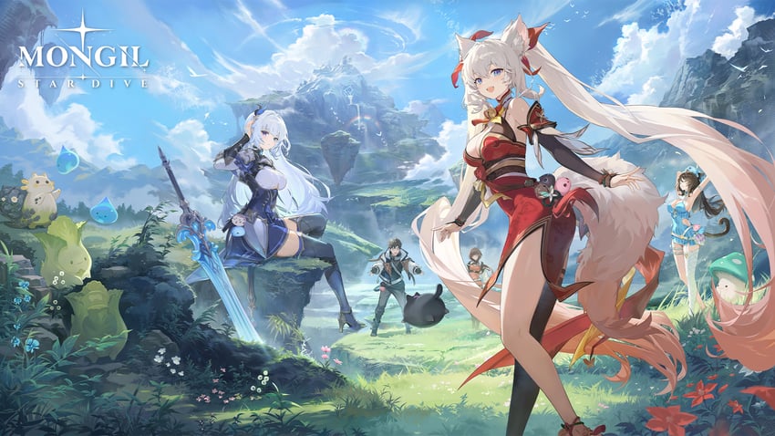 verna, ophelia, mina, francis, and cloud (mongil: star dive)
