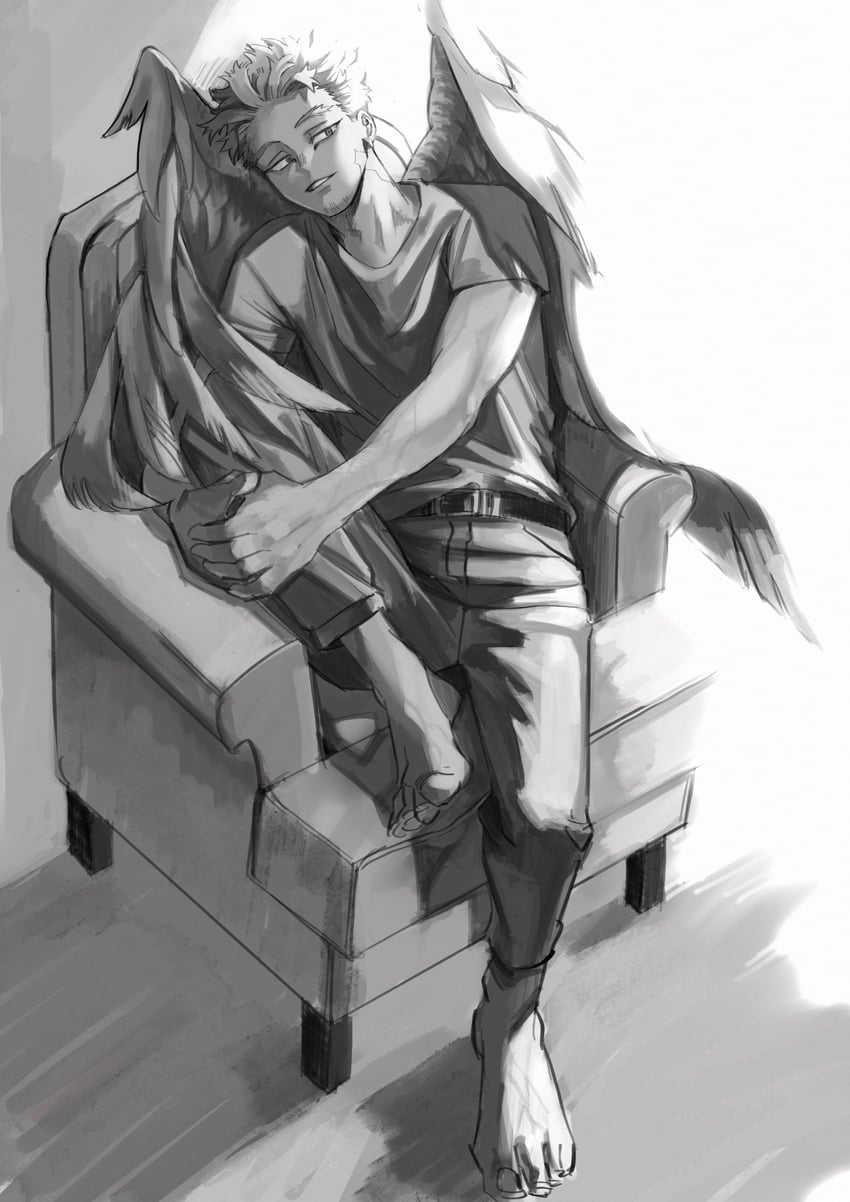 hawks (boku no hero academia) drawn by kogu_(nue_insideout)