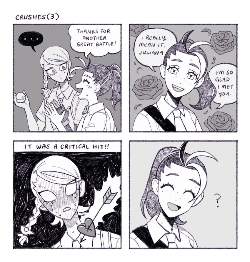 juliana and nemona (pokemon and 1 more) drawn by submashell