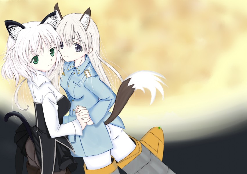 sanya v. litvyak and eila ilmatar juutilainen (world witches series and 1 more) drawn by kotora
