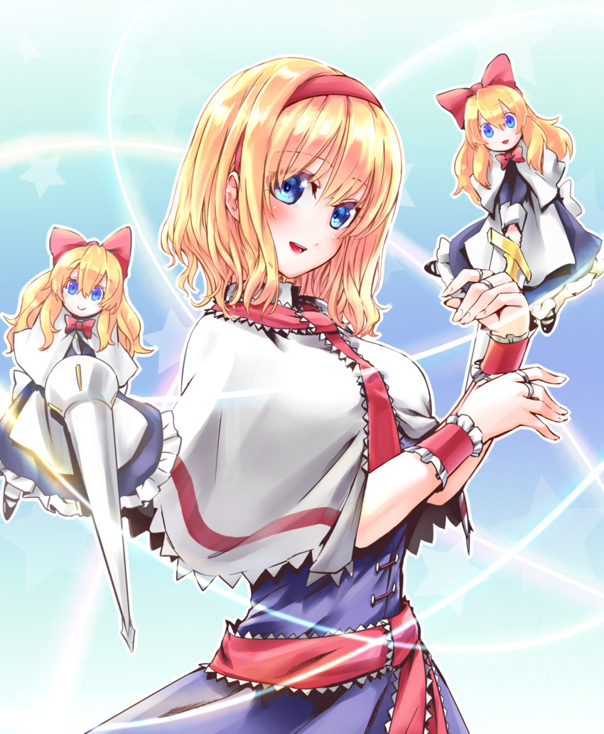 alice margatroid and shanghai doll (touhou) drawn by mappe_(778exceed)