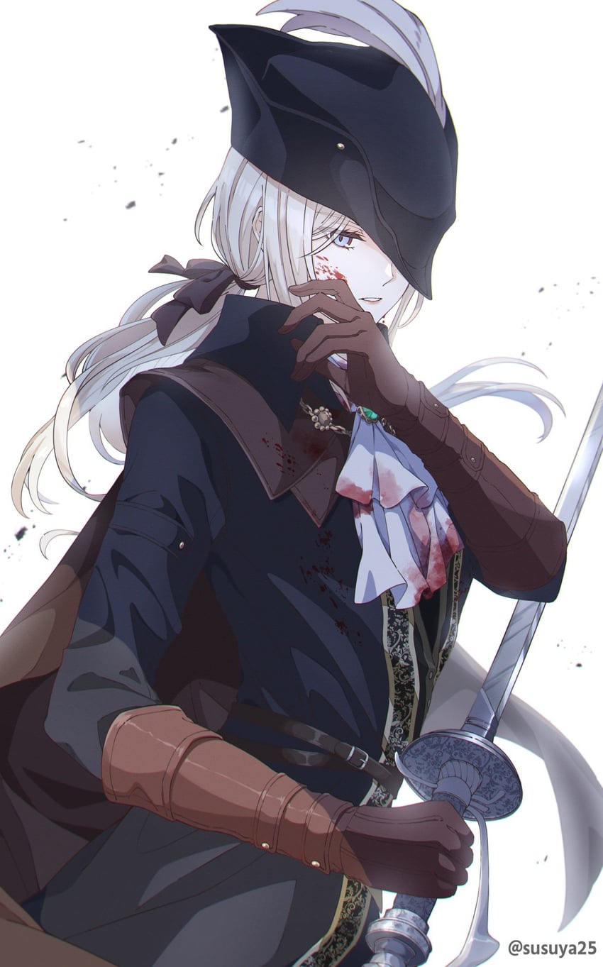 lady maria of the astral clocktower (bloodborne) drawn by susukeya