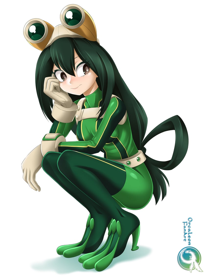 asui tsuyu (boku no hero academia) drawn by orcaleon