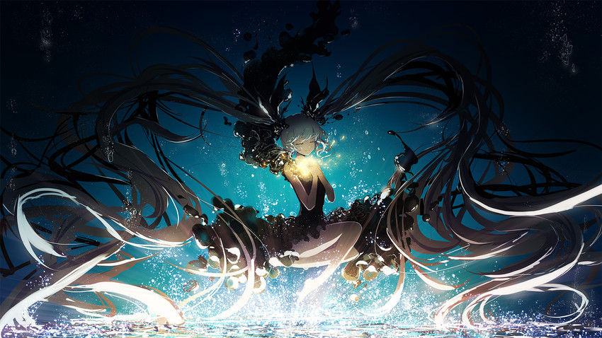 hatsune miku (vocaloid and 1 more) drawn by lengchan_(fu626878068)