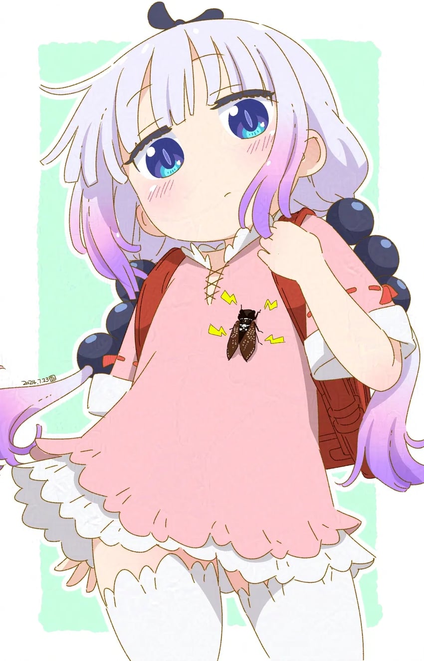 kanna kamui (kobayashi-san chi no maidragon) drawn by tabayan_jigokuhen