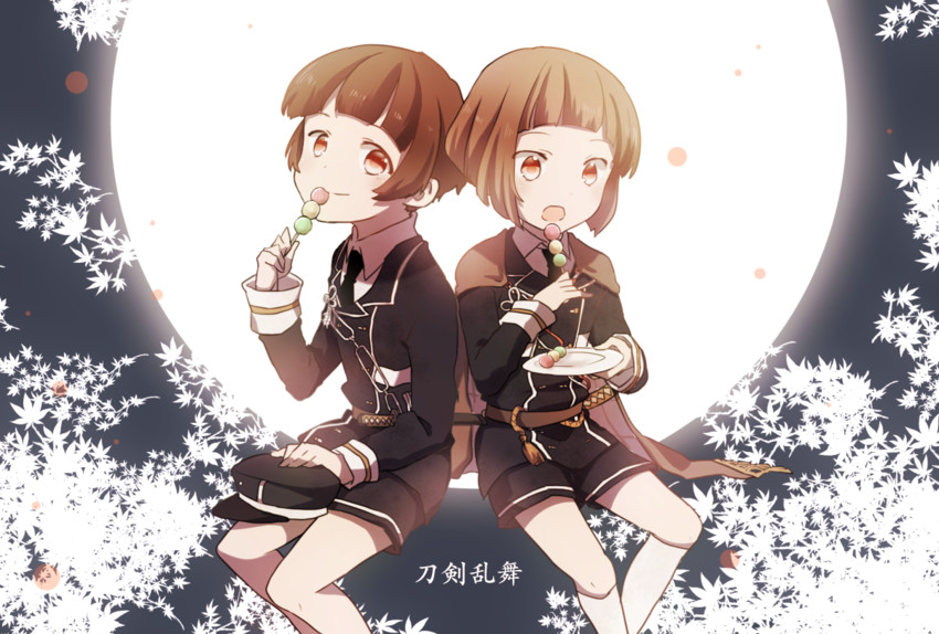 maeda toushirou and hirano toushirou (touken ranbu) drawn by ryukadomatsu