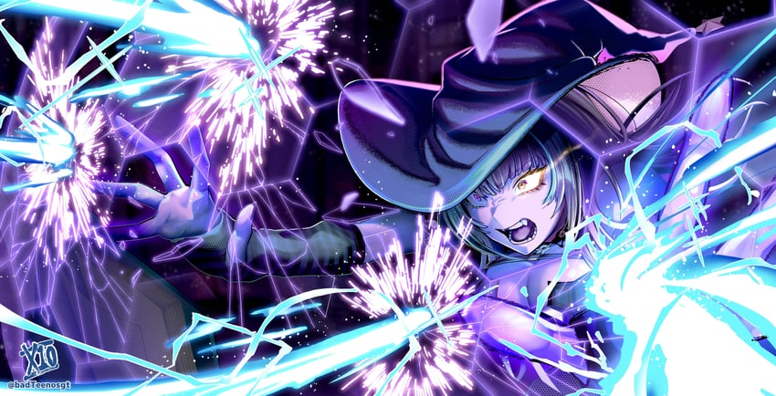 shiori novella (hololive and 1 more) drawn by badteenosgt