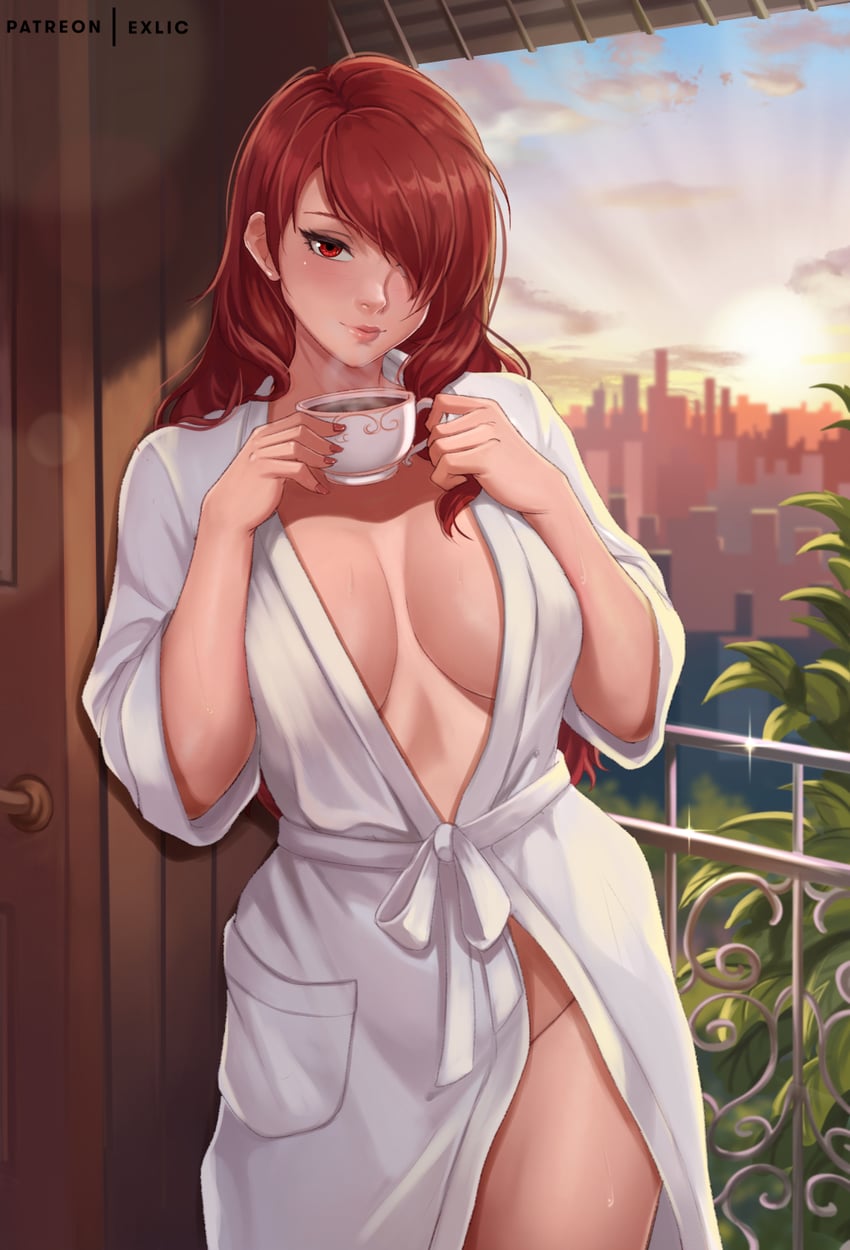 kirijou mitsuru (persona and 1 more) drawn by exlic