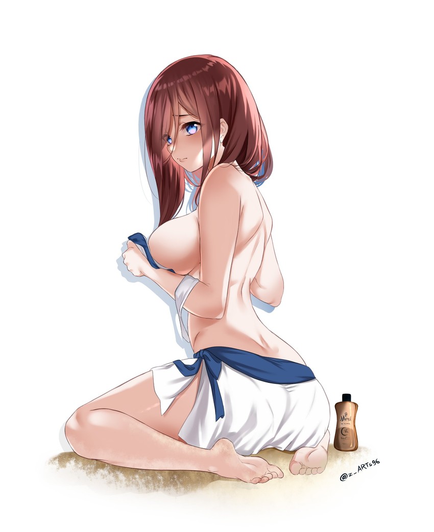 nakano miku (go-toubun no hanayome) drawn by zasshu