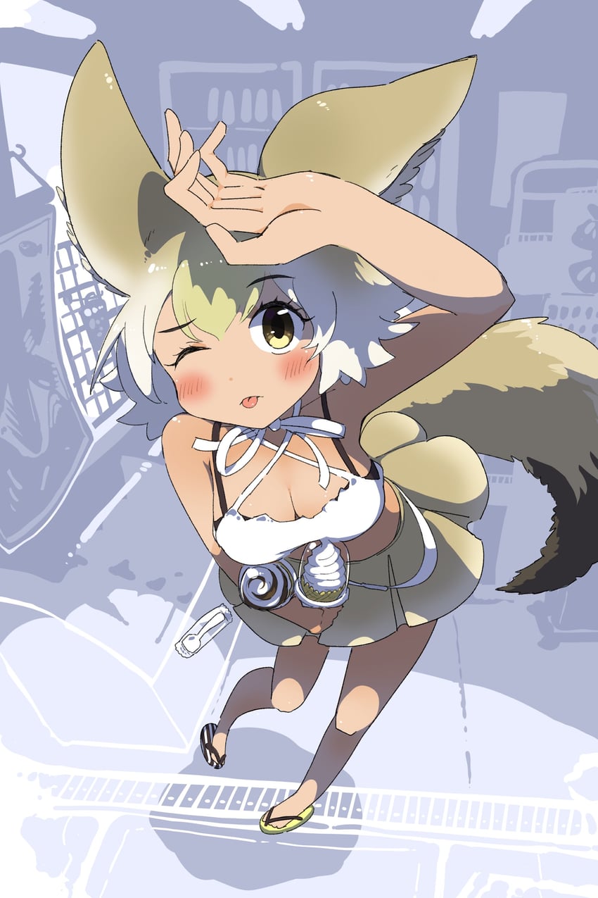 coyote (kemono friends and 1 more) drawn by iwa_(iwafish)