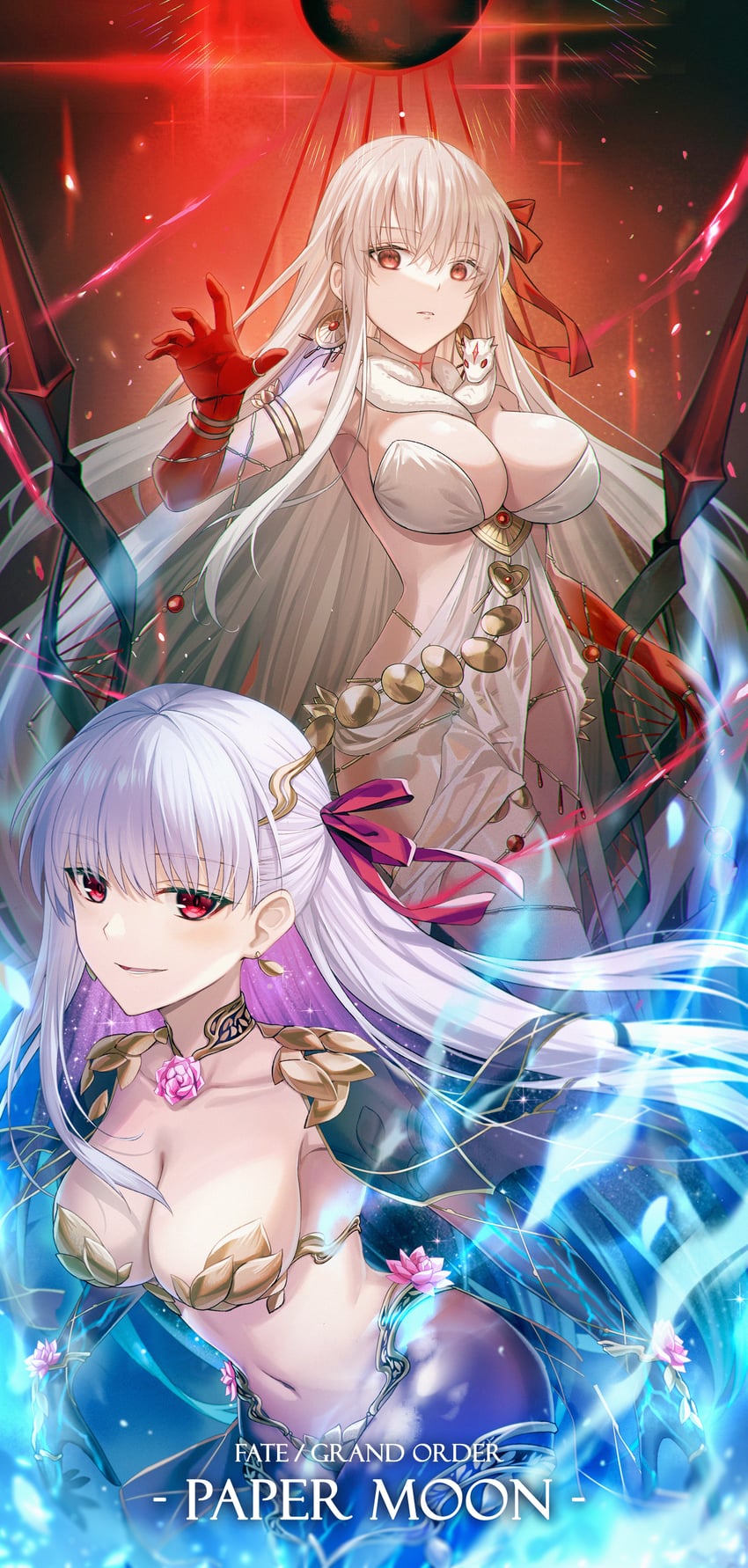 kama and durga (fate and 1 more) drawn by luzi