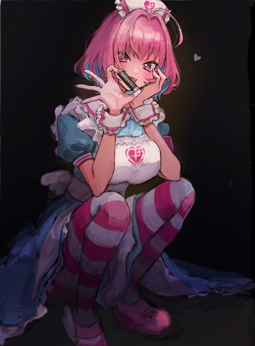yumemi riamu (idolmaster and 1 more) drawn by okanadamo