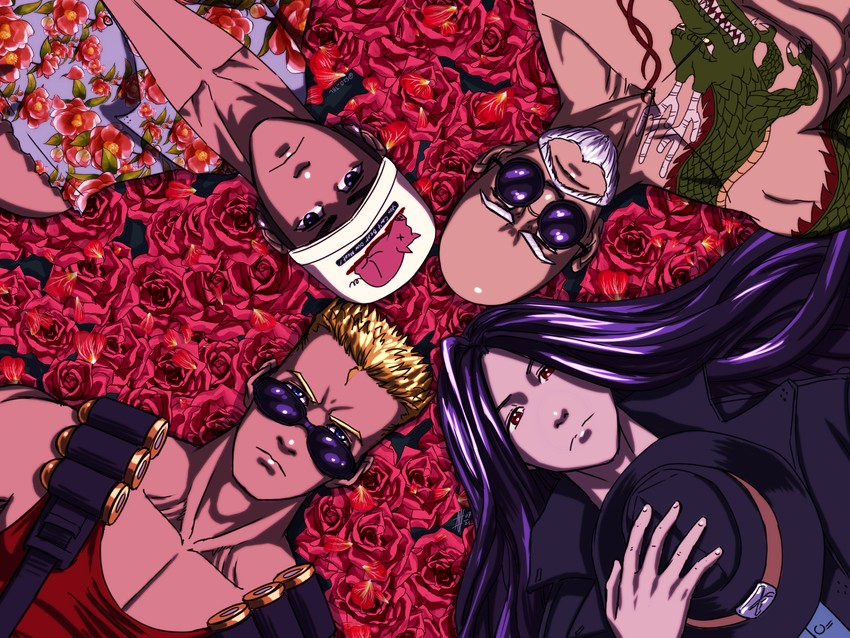 duke nukem, caleb, lo wang, and leonard (duke nukem and 6 more) drawn by substance20