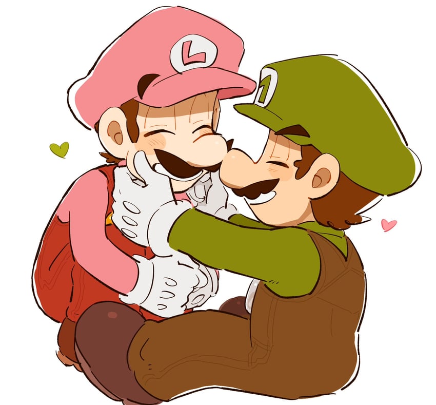 mario and luigi (mario and 1 more) drawn by mimimi_(mimimim9999)