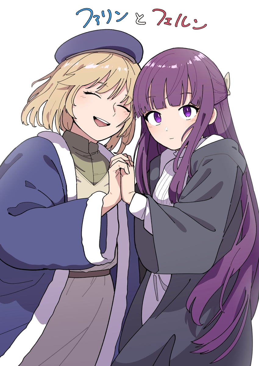 fern and falin touden (sousou no frieren and 1 more) drawn by hanten_(hantennano)