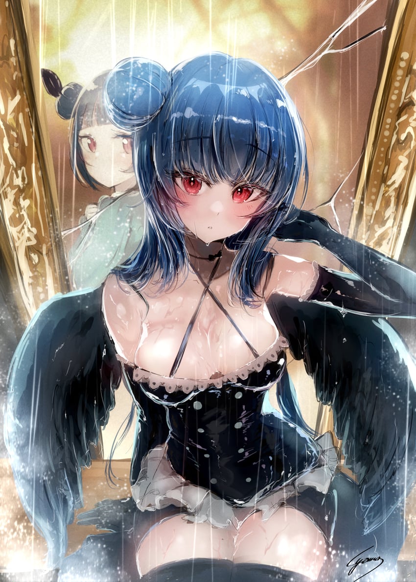 tsushima yoshiko (love live! and 1 more) drawn by syoma_(1026syoma)