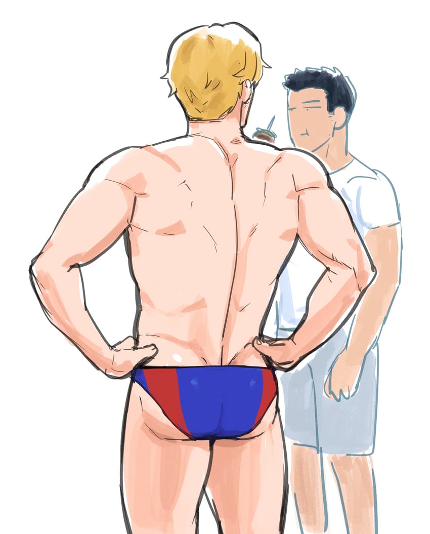 ao isami and lewis smith (yuuki bakuhatsu bang bravern) drawn by uraranas