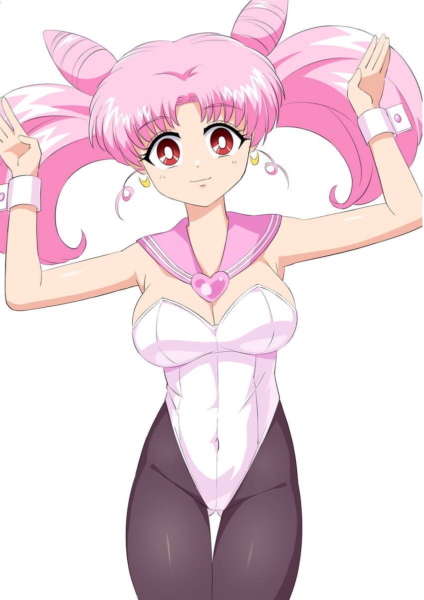 chibi usa and sailor chibi moon (bishoujo senshi sailor moon) drawn by rururu_ichigo