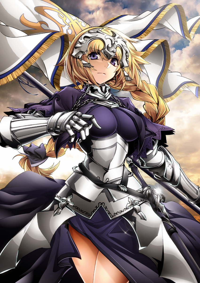 jeanne d'arc (fate and 1 more) drawn by arikanrobo