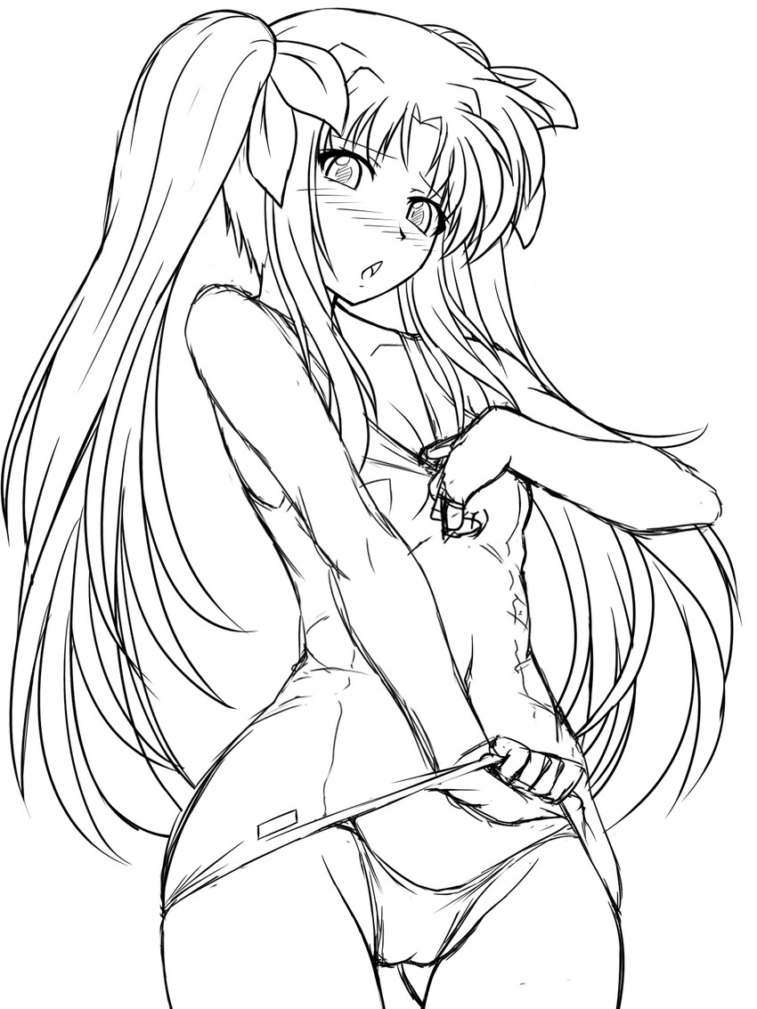 fate testarossa (lyrical nanoha and 1 more) drawn by taro
