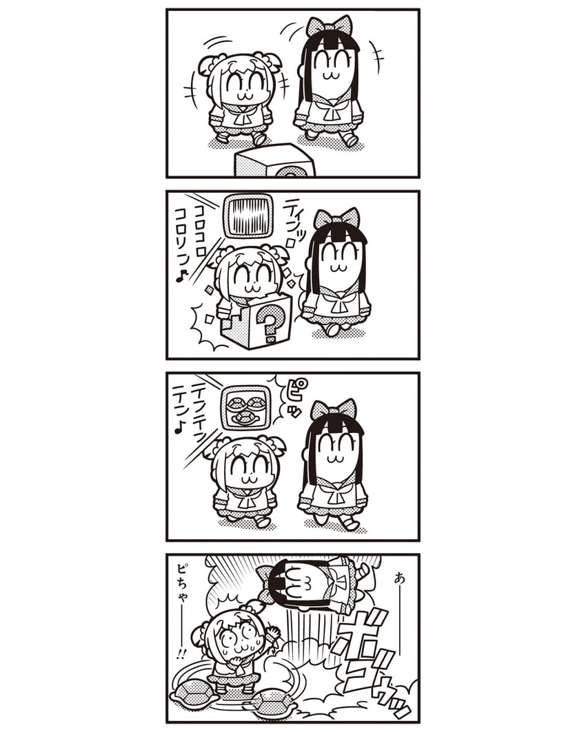 popuko and pipimi (mario and 2 more) drawn by bkub