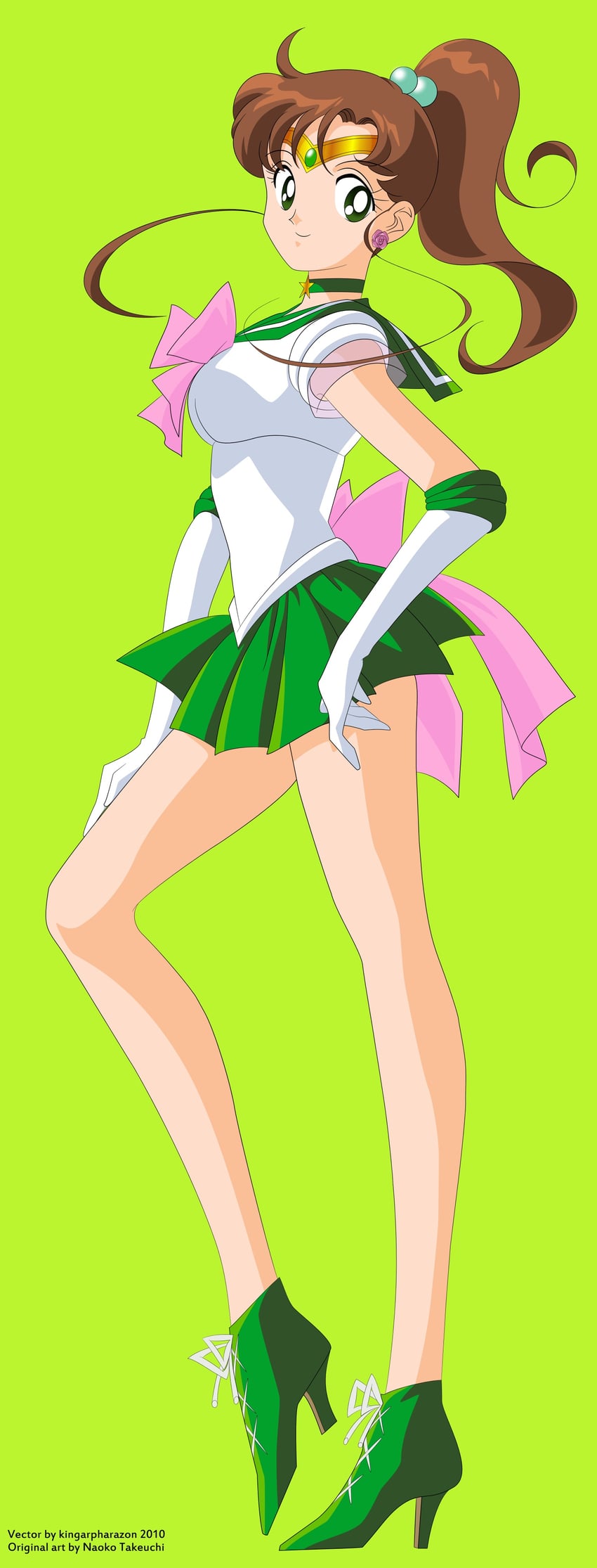 kino makoto and sailor jupiter (bishoujo senshi sailor moon) drawn by kingarpharazon and takeuchi_naoko