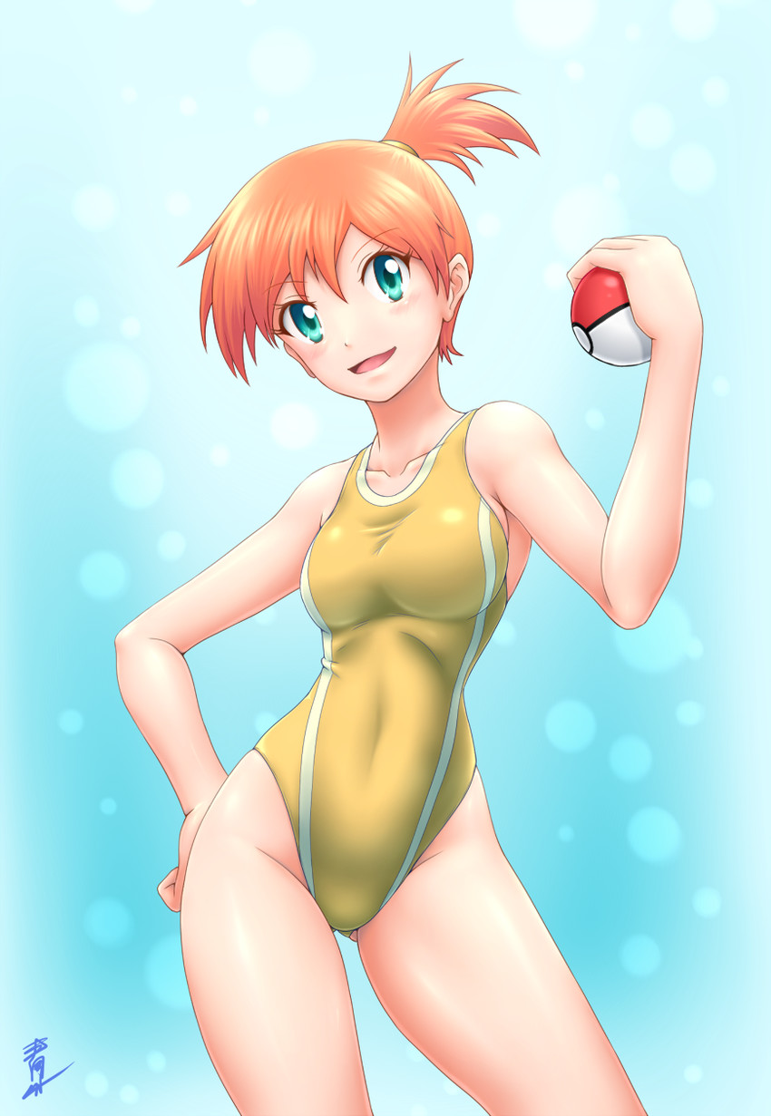 misty (pokemon and 2 more) drawn by aozame_takao