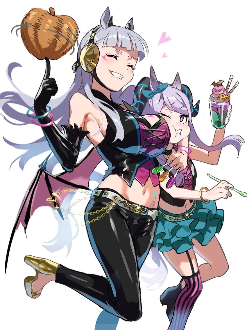gold ship, mejiro mcqueen, daitaku helios, and mejiro palmer (umamusume) drawn by koppe_koppe