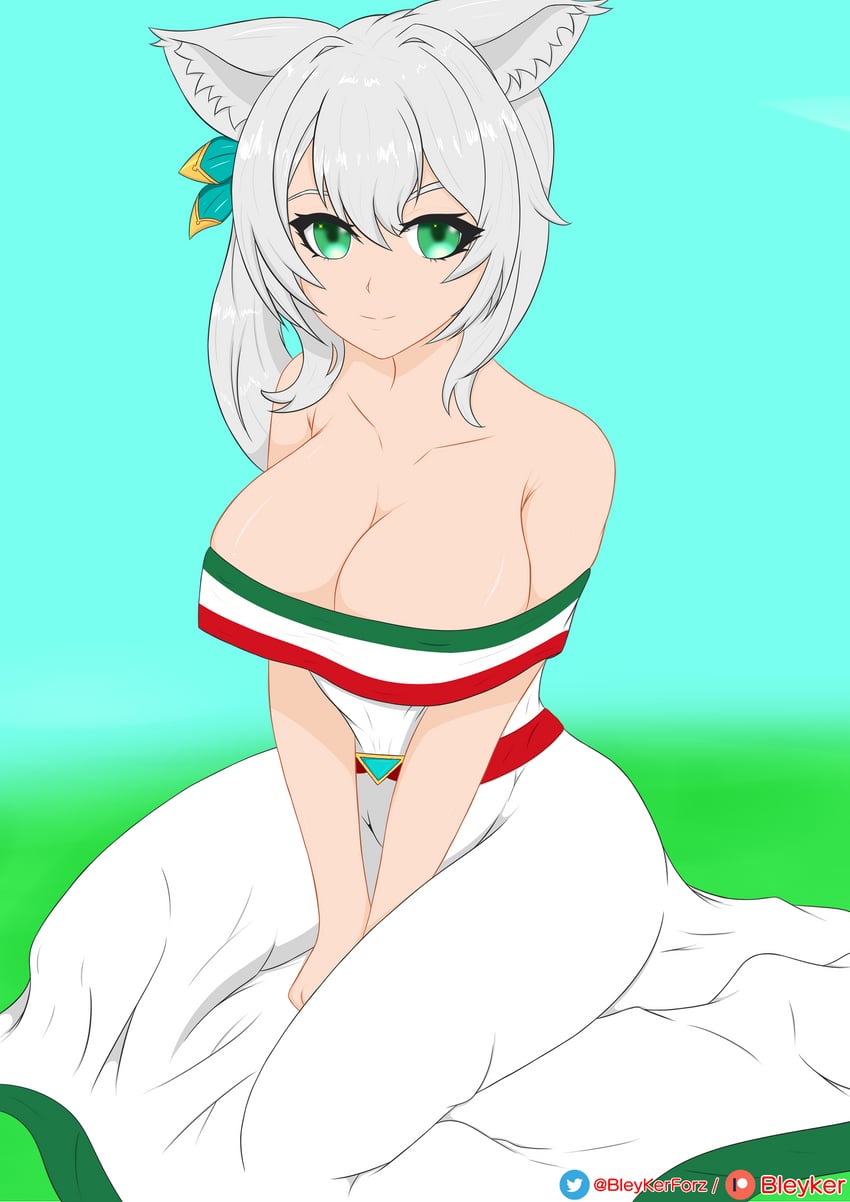 hizuki miu (wactor production) drawn by bleyker