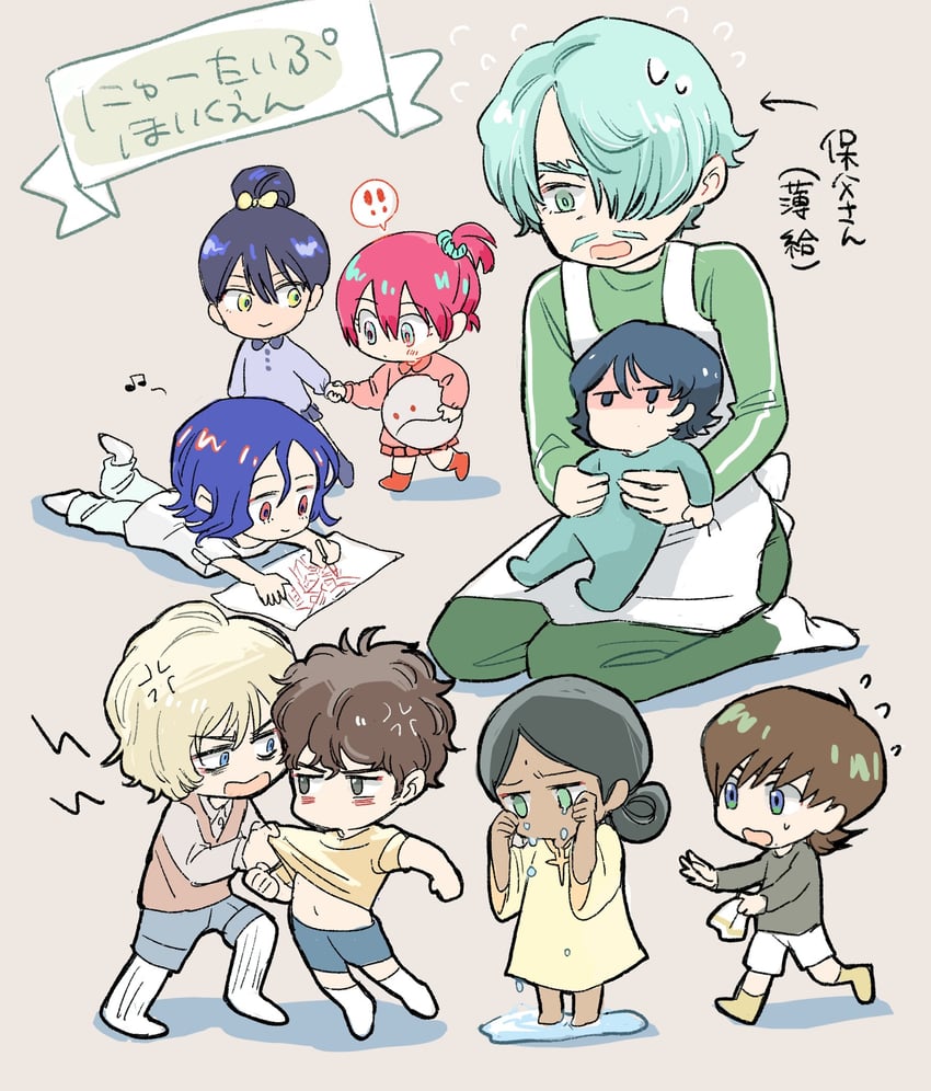 amate yuzuriha, haro, shuji ito, char aznable, nyaan, and 5 more (gundam and 3 more) drawn by sssnmae88