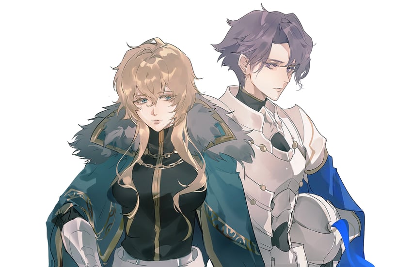 gawain and lancelot (fate and 1 more) drawn by wafen_juemu