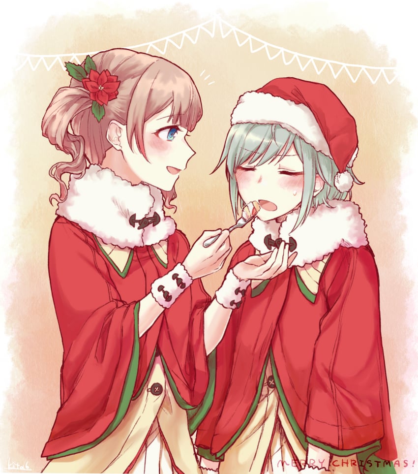 mochizuki honami and hinomori shiho (project sekai) drawn by akaji_(alpha0107)