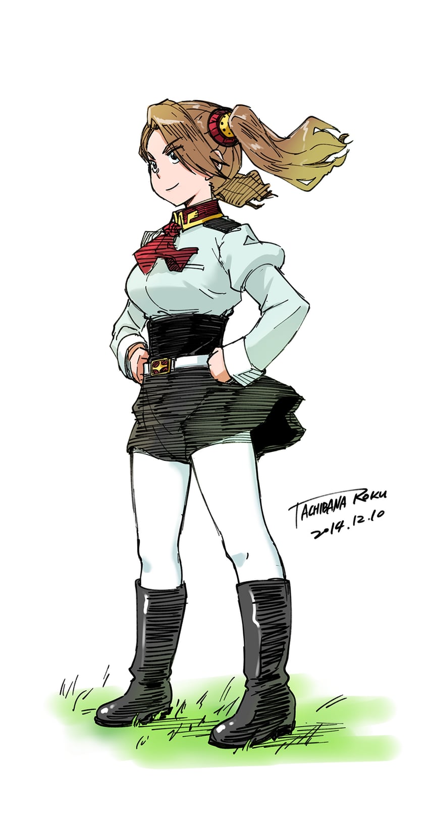 sazaki kaoruko (gundam and 2 more) drawn by tachibana_roku