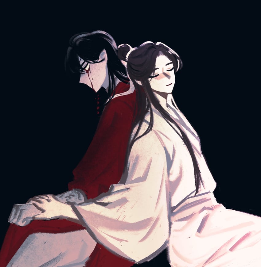xie lian and hua cheng (tianguan cifu) drawn by flclrnldudnj