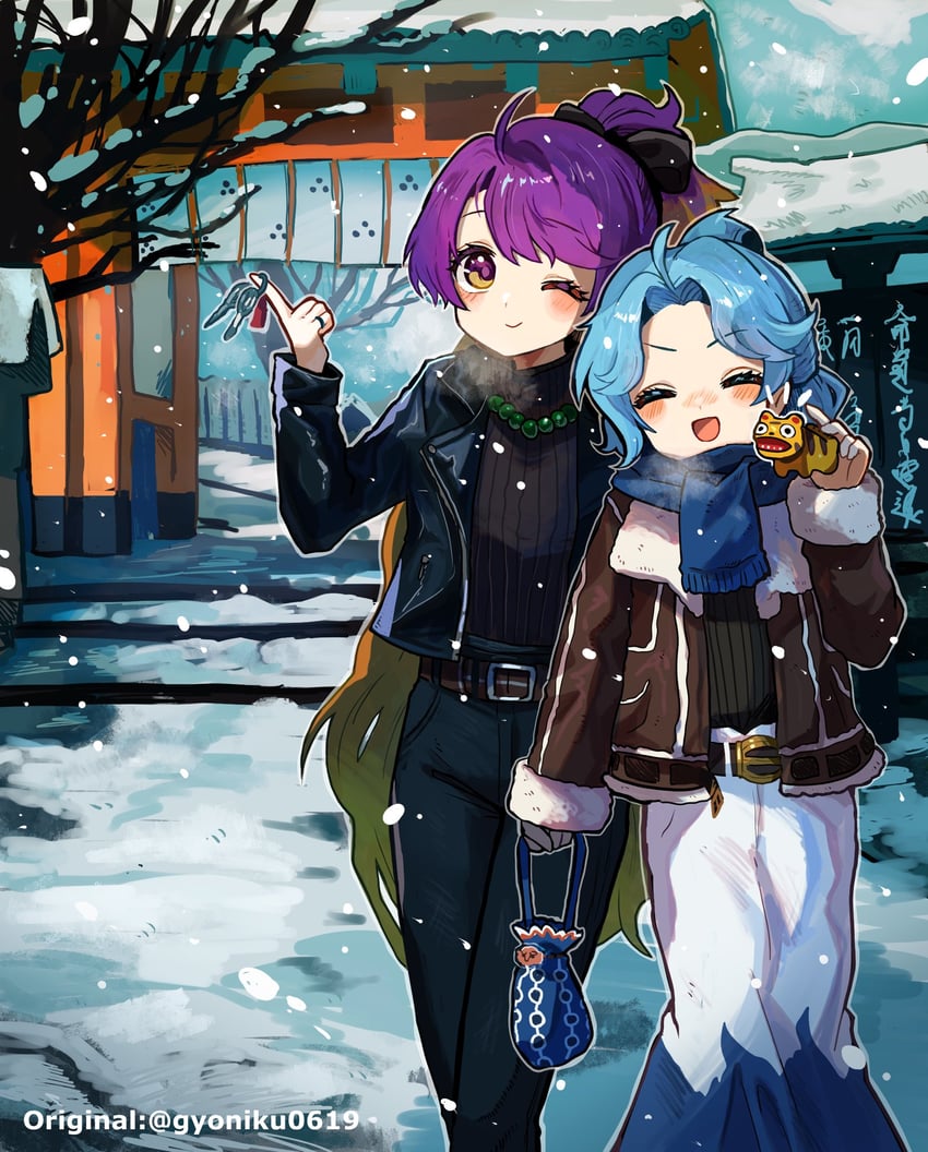 hijiri byakuren and kumoi ichirin (touhou) drawn by howhow_notei