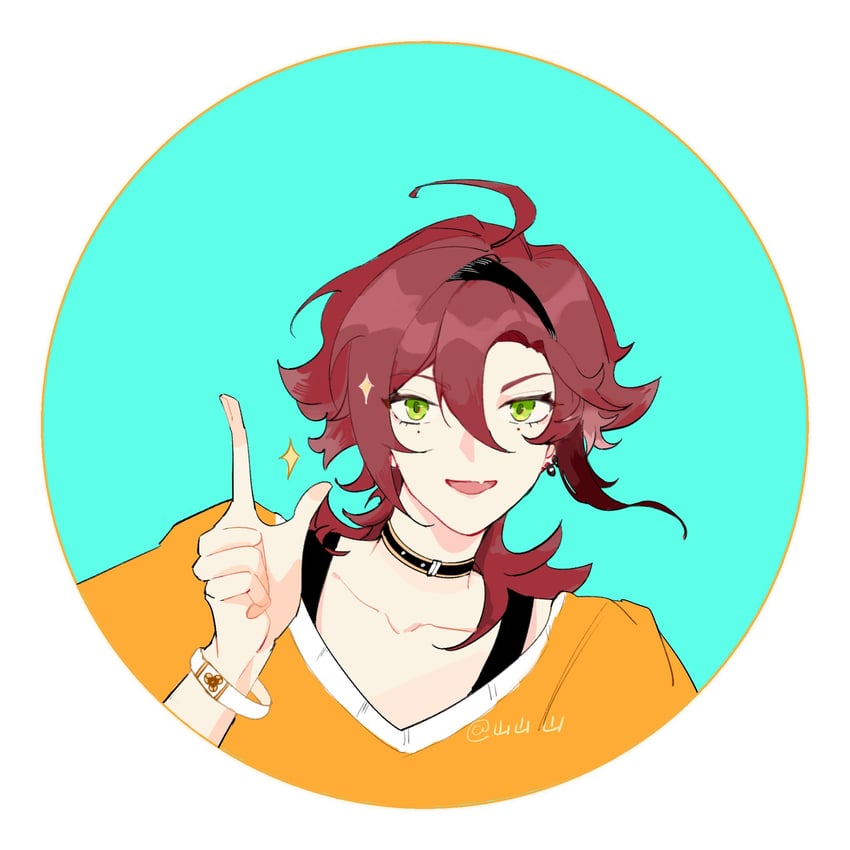 shikanoin heizou (genshin impact) drawn by shen_shan_lao_gui