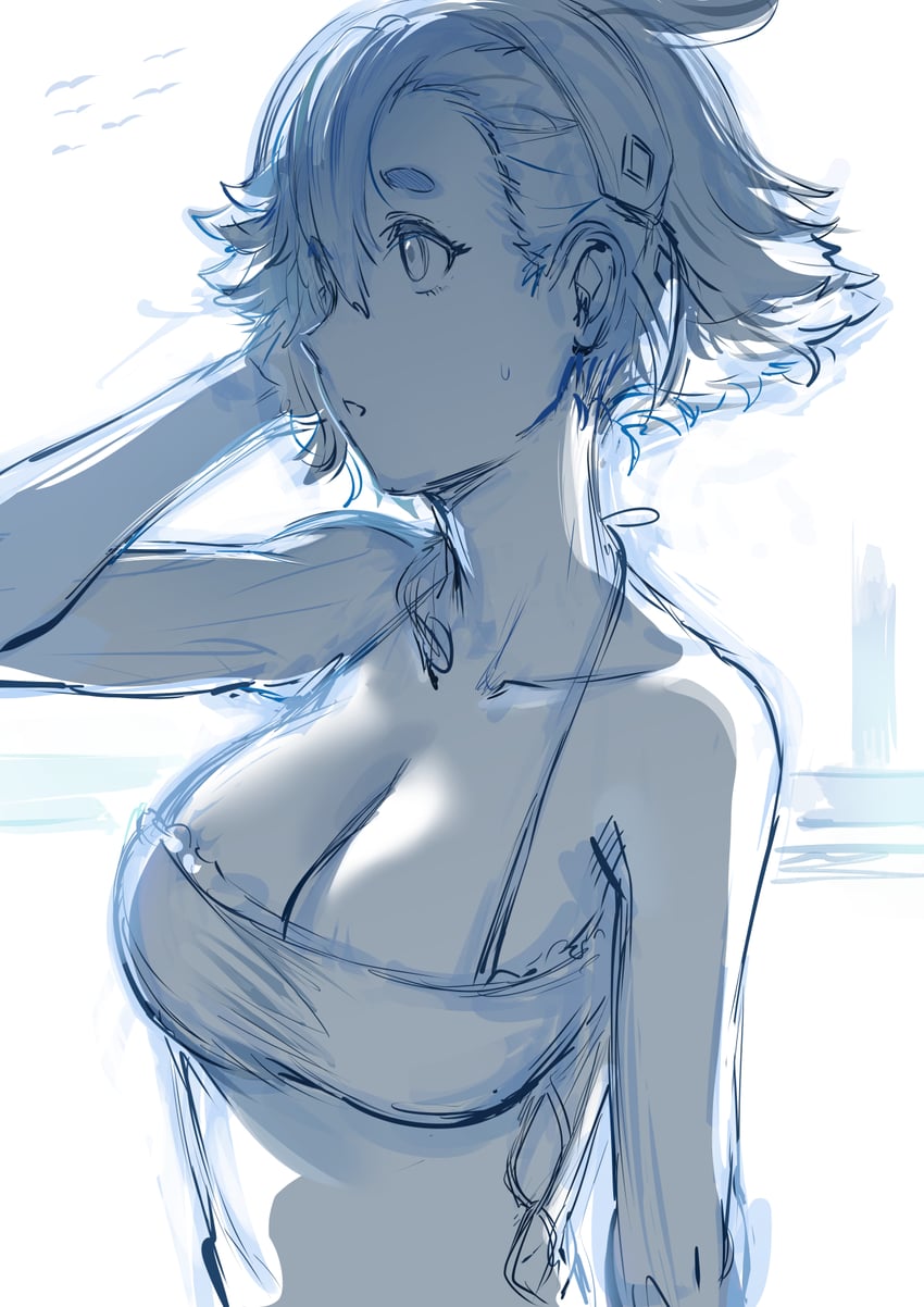 suletta mercury (gundam and 1 more) drawn by hews