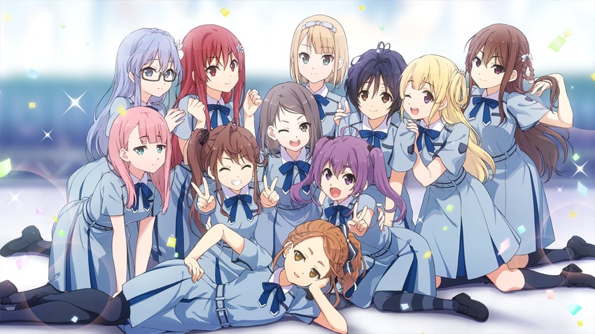 takigawa miu, maruyama akane, saito nicole, fujima sakura, sato reika, and 6 more (22/7 and 1 more)