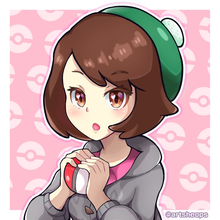 gloria (pokemon and 1 more) drawn by artsheops