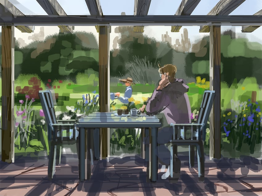 america and united kingdom (axis powers hetalia) drawn by sukoshinemui3