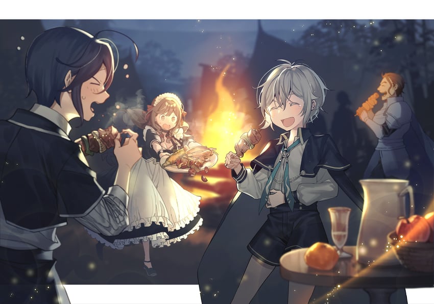 okiraku ryoushu no tanoshii ryouchi bouei ~seisan-kei majutsu de na mo naki mura wo saikyou no jousai toshi ni~ drawn by kururi